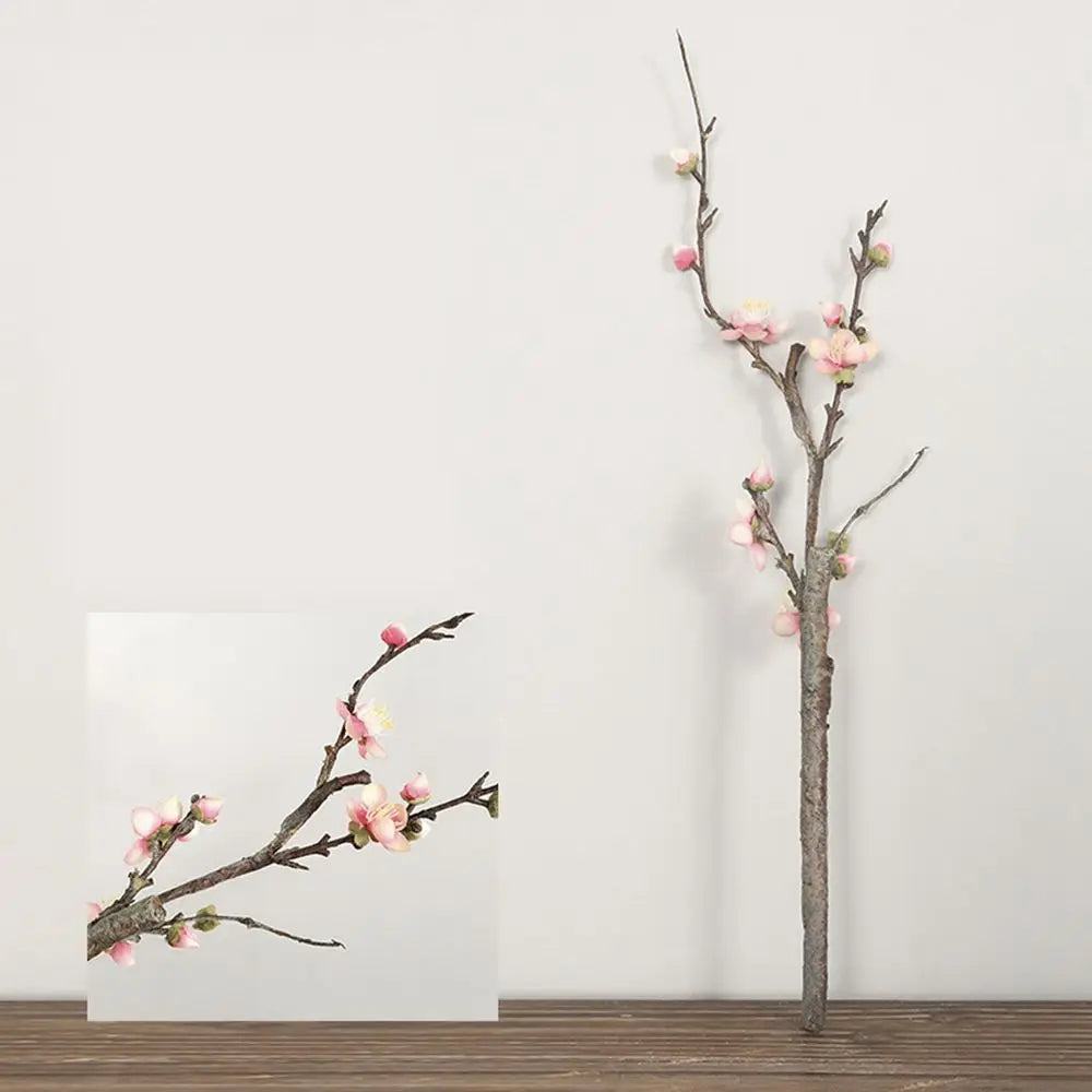 Silk Plum Blossom Artificial Flower Branch | Wedding & Home Decor