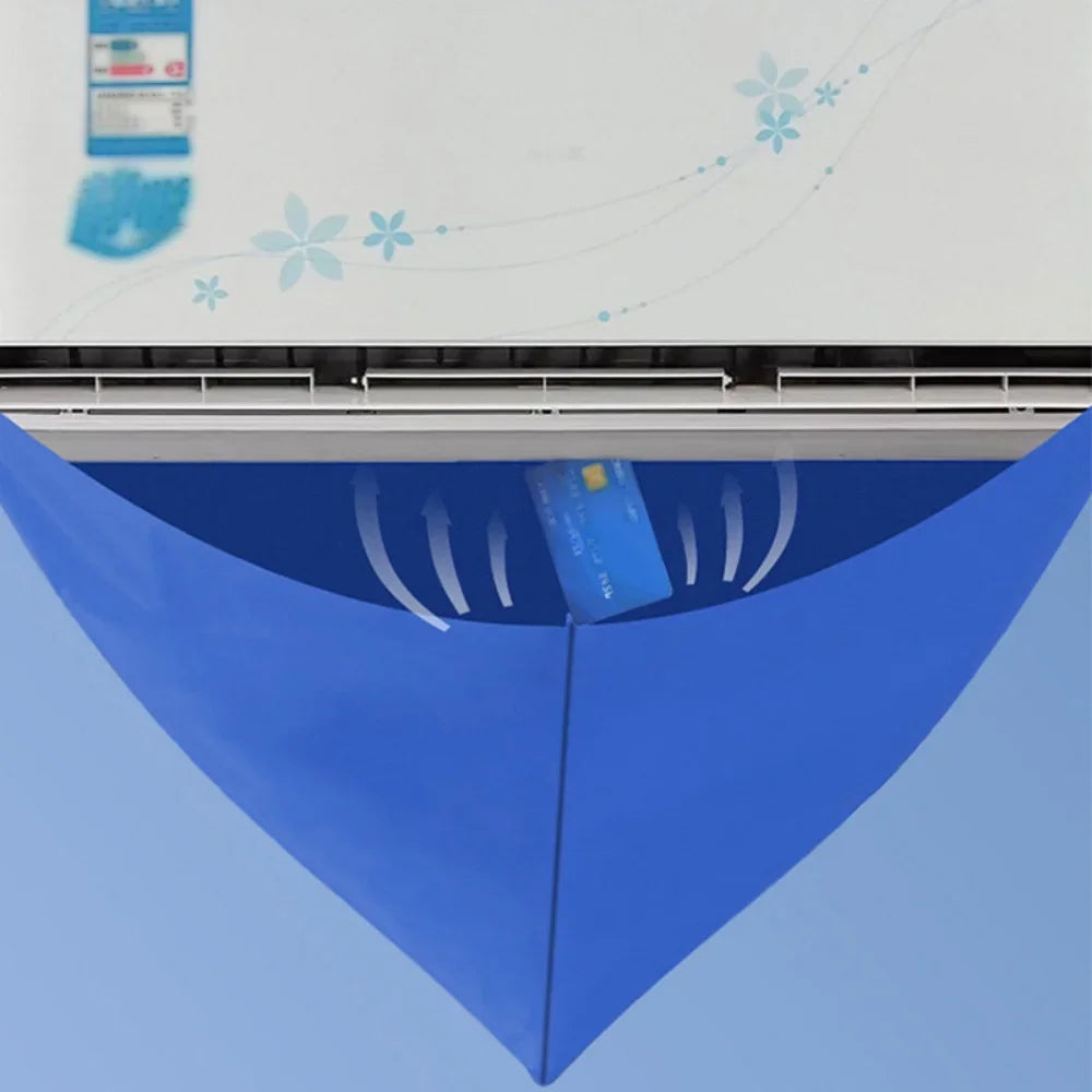 100cm Air Coditioning Cleaning Cover Bag PVC Thickened Cleaner with Water Pipe Home 1-1.5P Split Hanging Air Conditioner Tools Peaceful Pleasures Health and Wellness