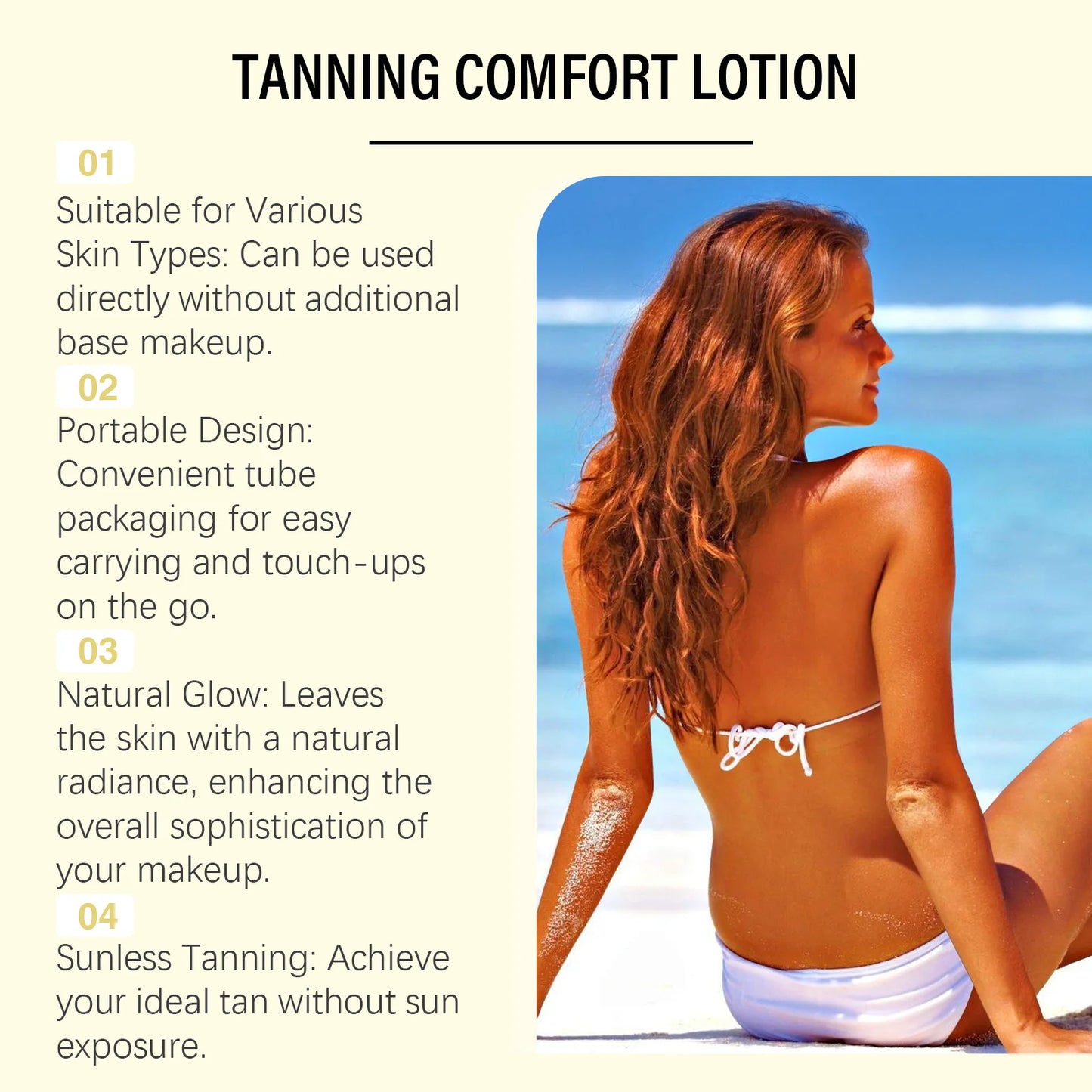 Self Tanning Serum – Streak-Free Sunless Bronzing Drops 60ml