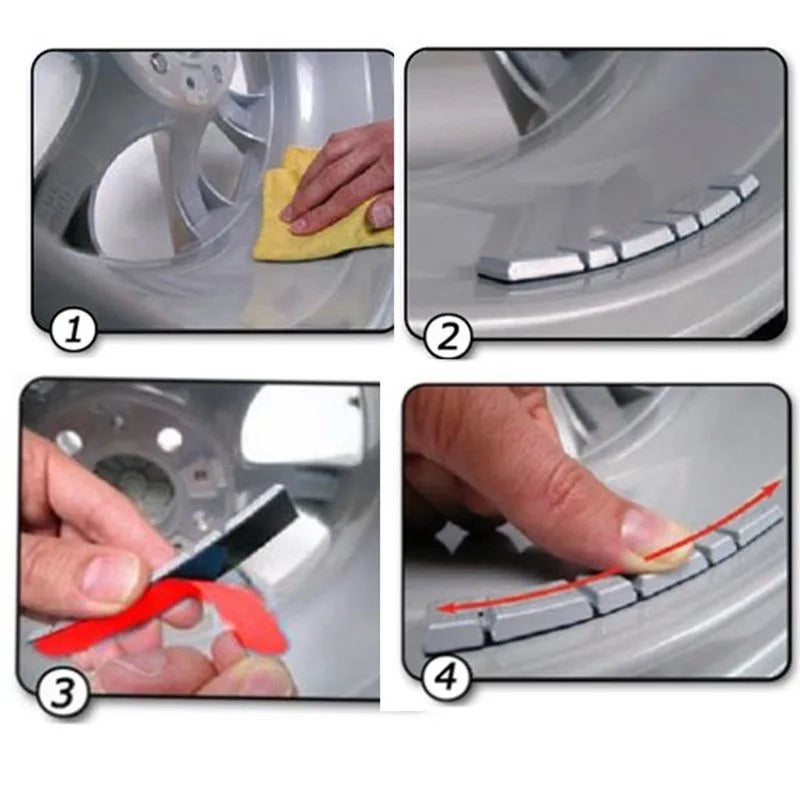 60g Adhesive Wheel Balancing Weights – Car, Truck & Motorcycle