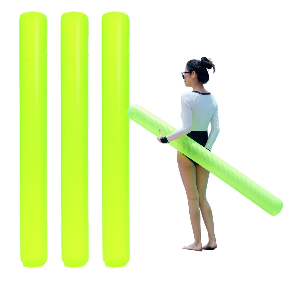63-Inch Inflatable Pool Noodles – PVC Float Sticks for Pool & Beach Peaceful Pleasures Health and Wellness