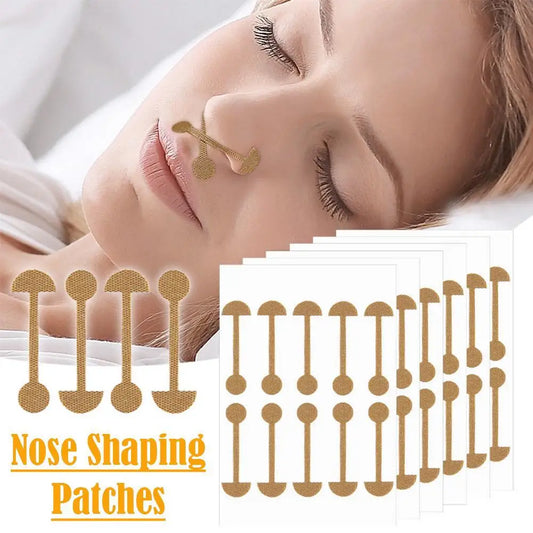Nose Wing Slimming Stickers – Invisible Nose Shaping Patches 50/100Pcs Nose Shaping Stickers Peaceful Pleasures Health and Wellness