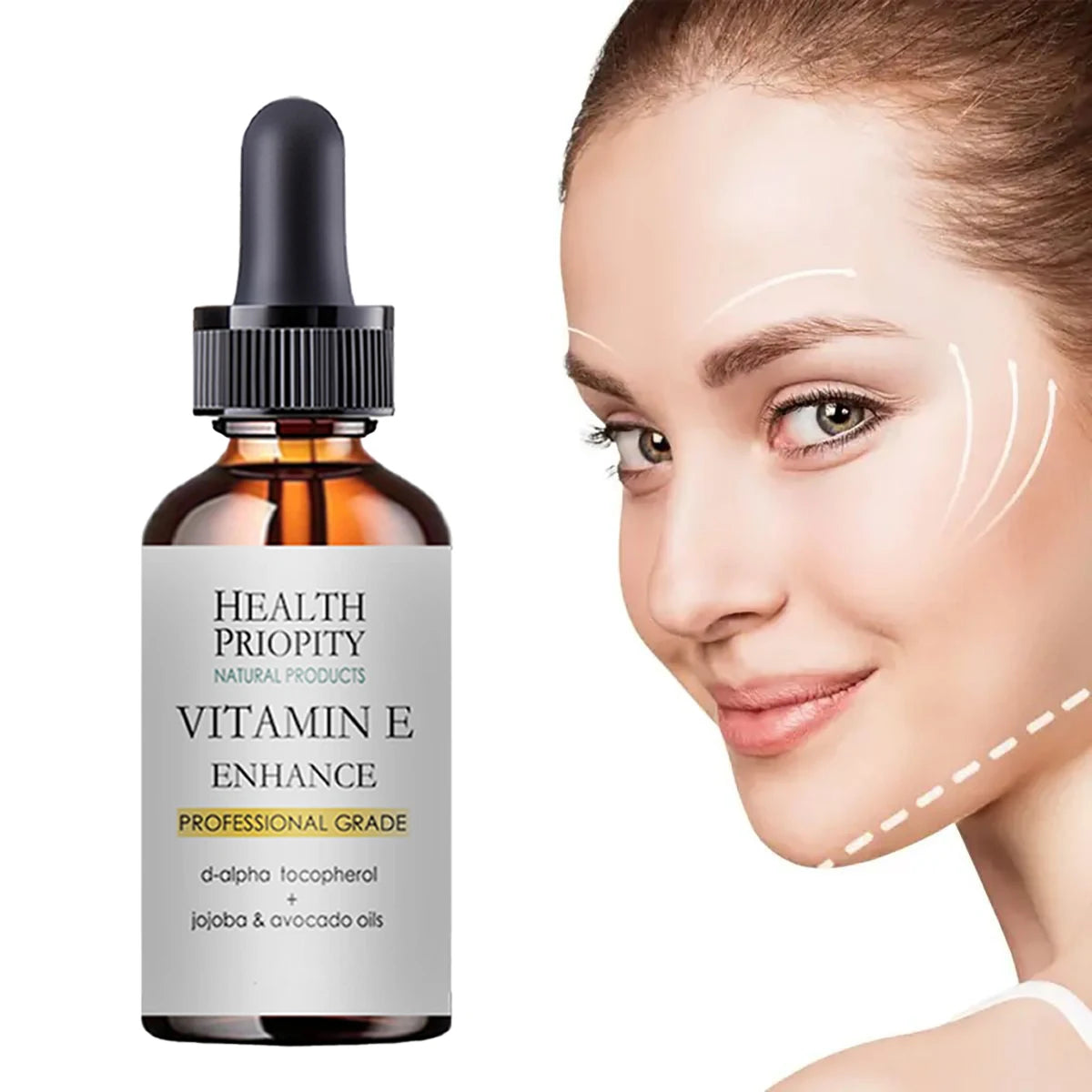 Vitamin E Face Serum Oil – Anti-Wrinkle & Moisturizing