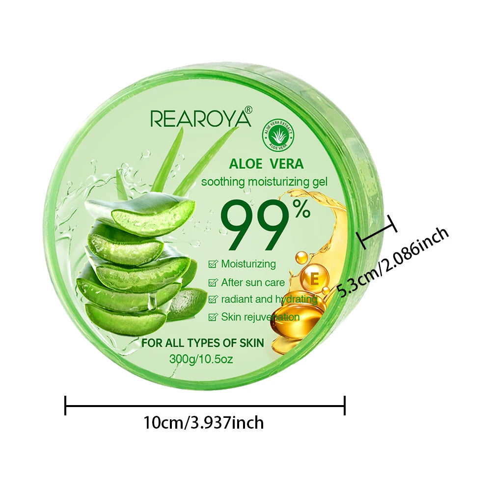 99% Aloe Vera Moisturizing Gel Creams Refreshing Non Sticky Facial Facial Wash Free Deep Nourishing Maintain Skin Face Care Peaceful Pleasures Health and Wellness