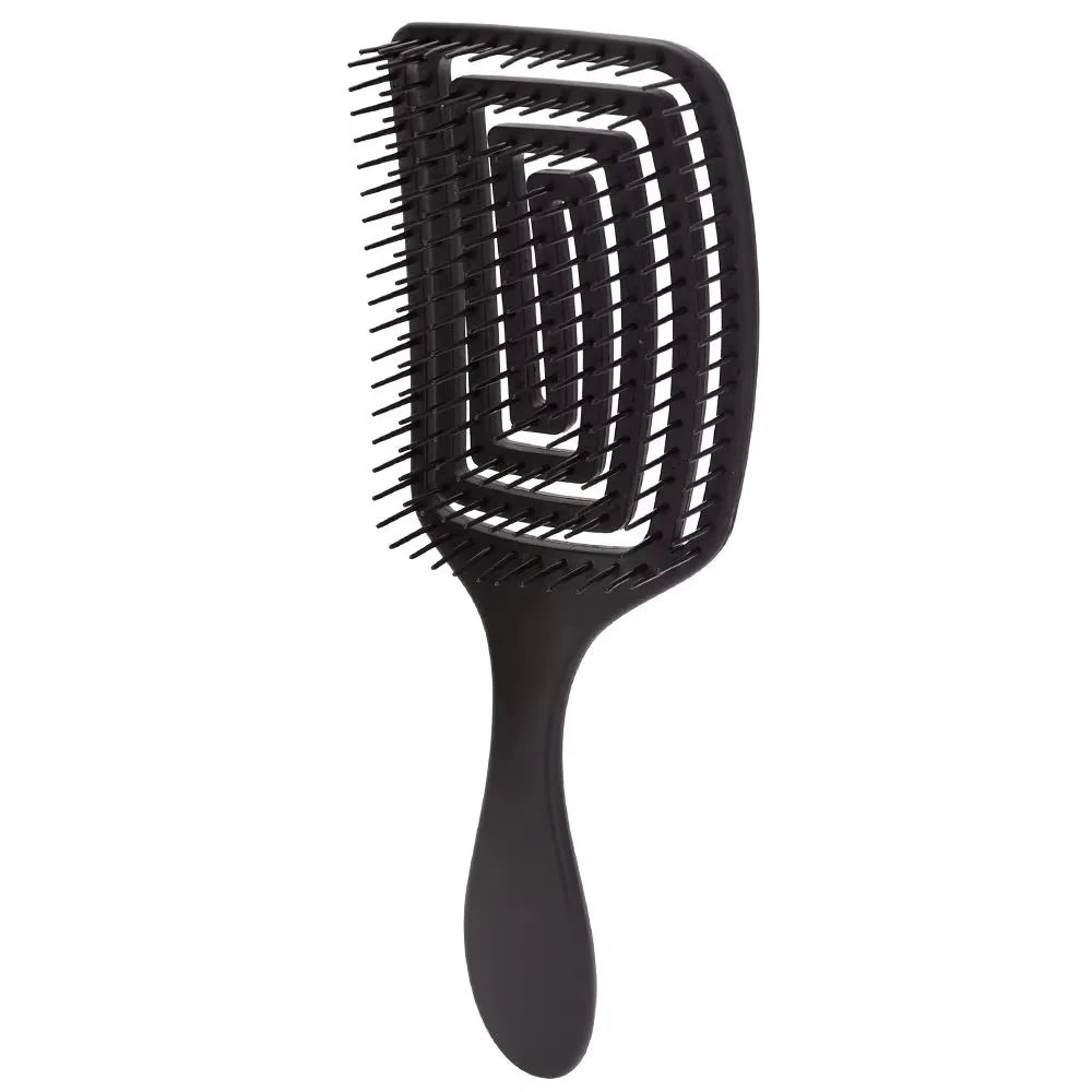 Multiple Color Hair Comb Detangling Hair Brush Bristle&Nylon Women Wet Massage Comb Curly Hairdressing Salon Styling Tools Peaceful Pleasures Health and Wellness B1