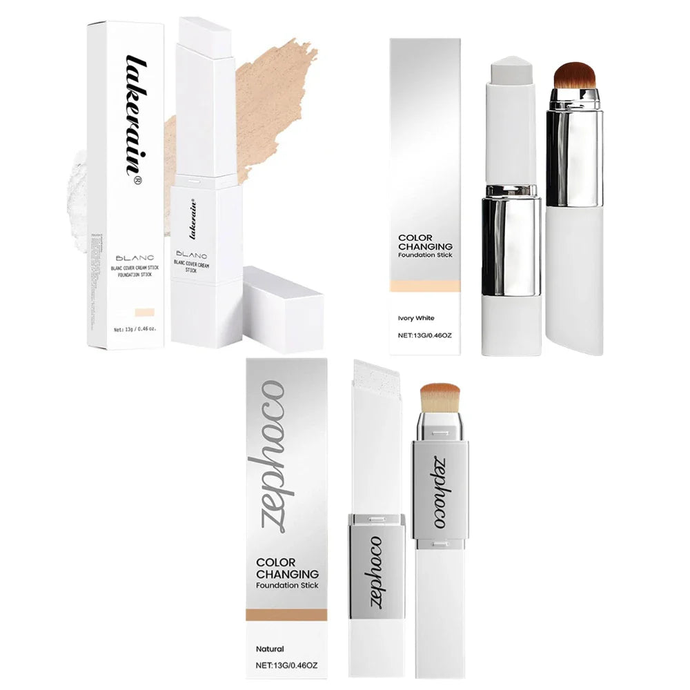 2-in-1 Color-Changing Foundation & Concealer Stick | All Skin
