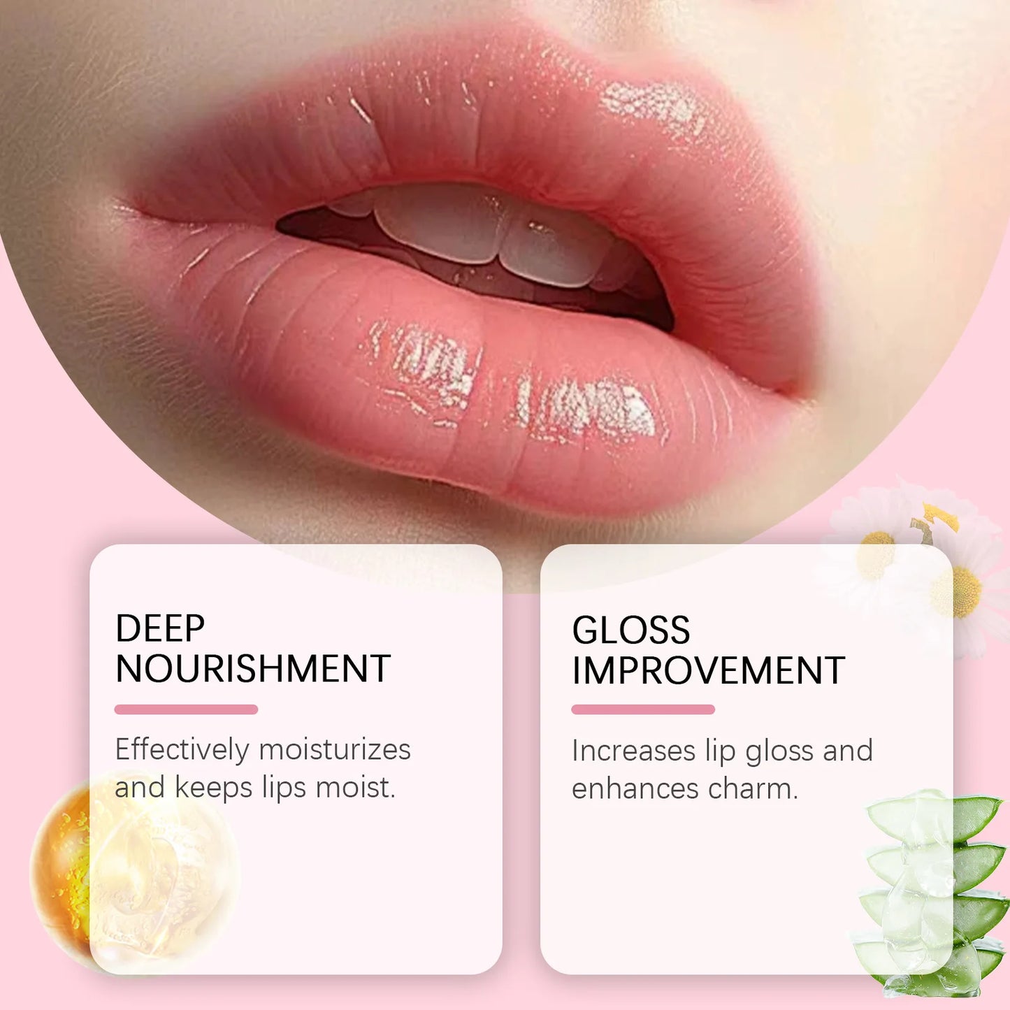 Ouhoe Lip Oil – Moisturizing Repair for Dry & Chapped Lips