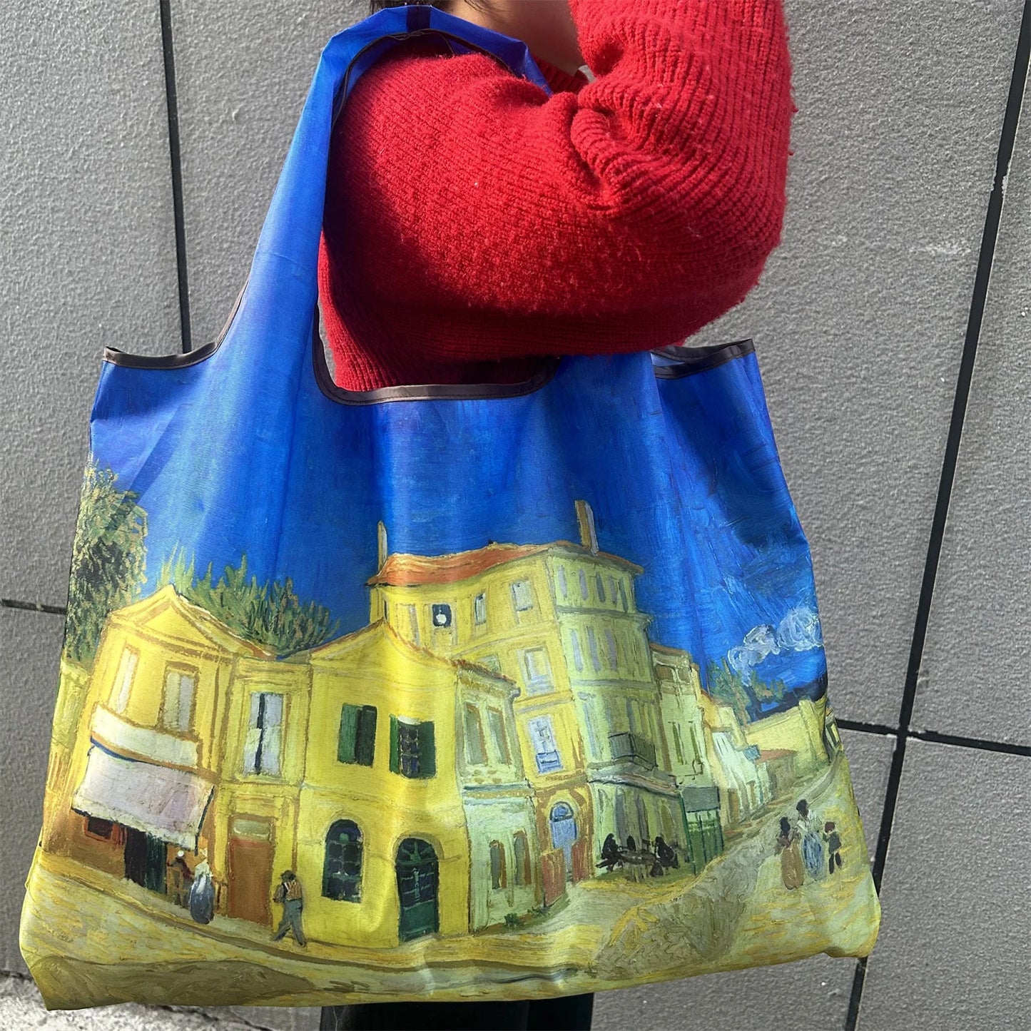 Large Foldable Reusable Nylon Shopping Bag – Travel Tote