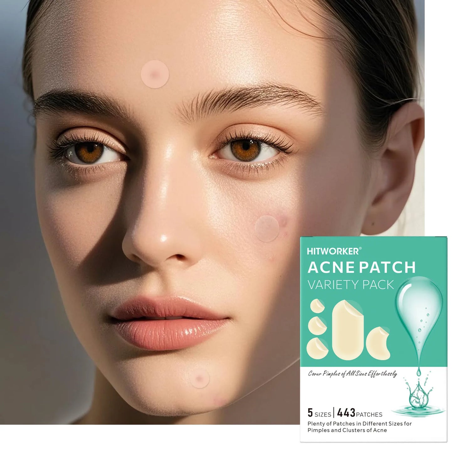 Hydrocolloid Acne Patches – Invisible, Waterproof | All Skin Types