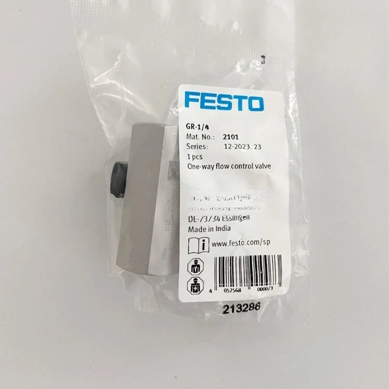 Parts for FESTO one-way throttle valves GR-1/4 2101 Peaceful Pleasures Health and Wellness