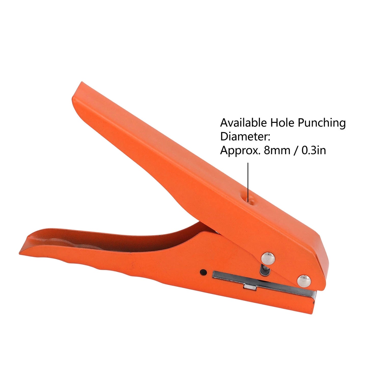 Single Hole Punch Ergonomic Labor Saving Handheld 1 Puncher Paper