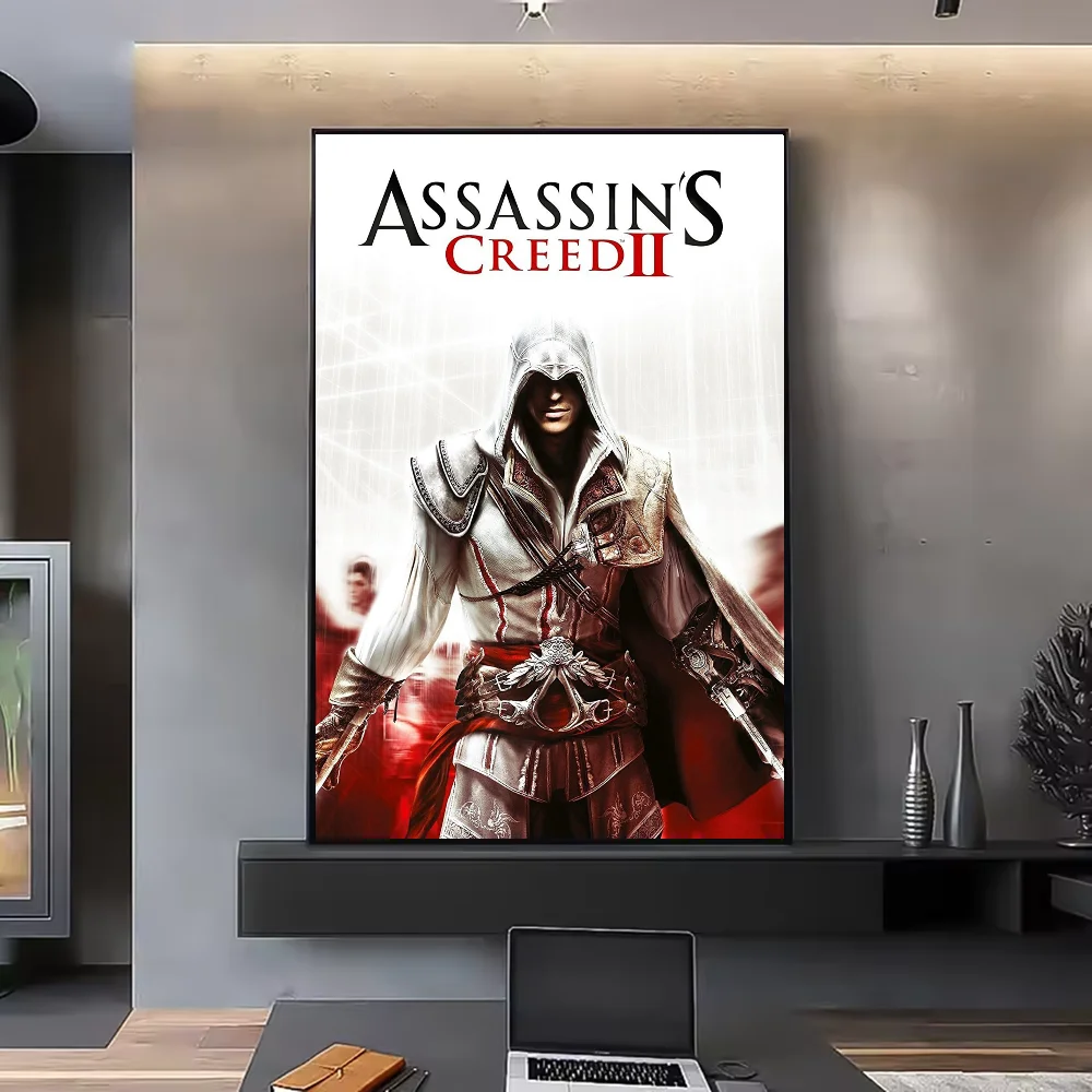 Assassin's Creed HD Poster Waterproof PVC Wall Art Decor Wall Art Poster Peaceful Pleasures Health and Wellness z16 15X20cmNoframe