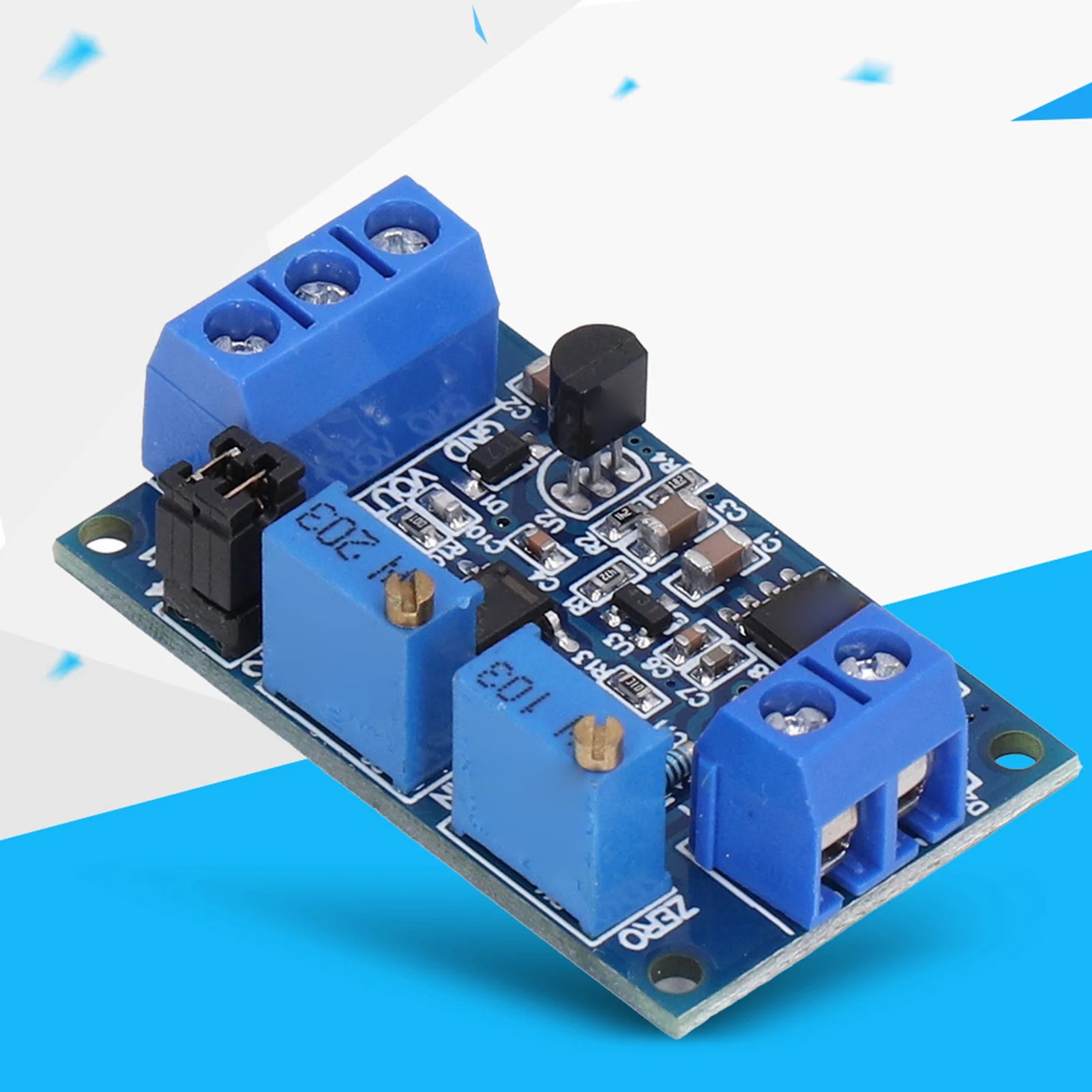 2 Pcs Current to Voltage Converter 4 To 20mA 0 To 20mA Input Wide Supply Voltage Range High Precise Industrial Grade Module Peaceful Pleasures Health and Wellness