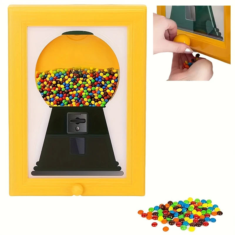 Quick Dispensing Framed Candy Machine; Ideal Christmas Gift for Sweet Lovers; Nut and Candy Distributor in Picture Frame. Peaceful Pleasures Health and Wellness A1