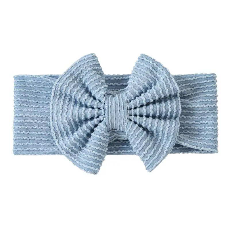 Soft Nylon Baby Bow Headbands – Newborn to Toddler Girls