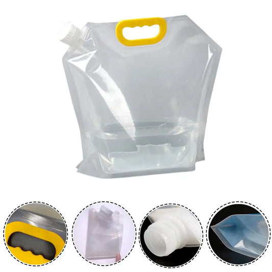 Portable Folding Water Bag 1.5–10L | Camping & Hiking Jug Folding Water Bag Peaceful Pleasures Health and Wellness