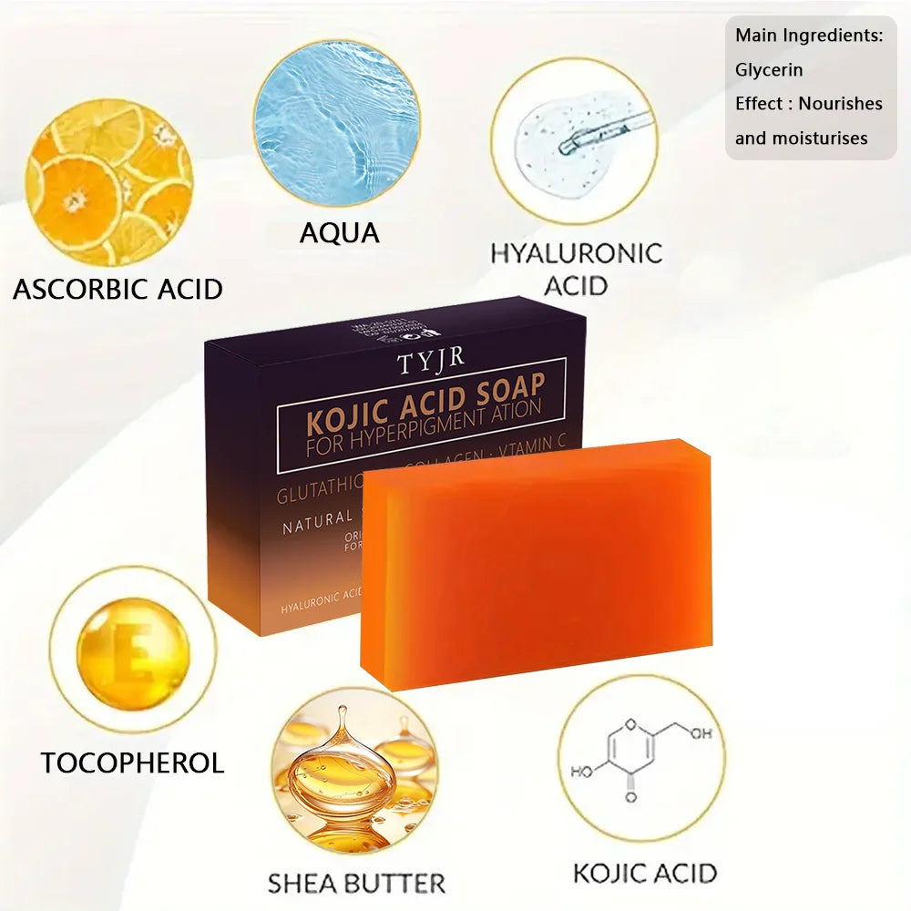Turmeric Kojic Acid Soap – Brightening & Deep Cleansing Bar