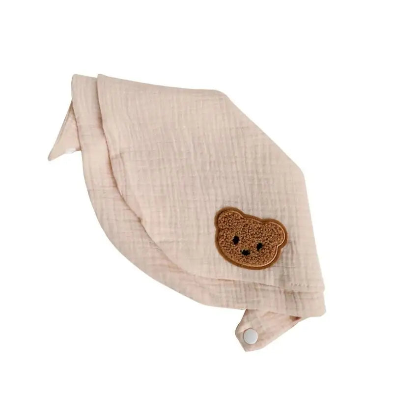 Baby Bandana Drool Bib | 2-Layer Soft Cotton for Newborns
