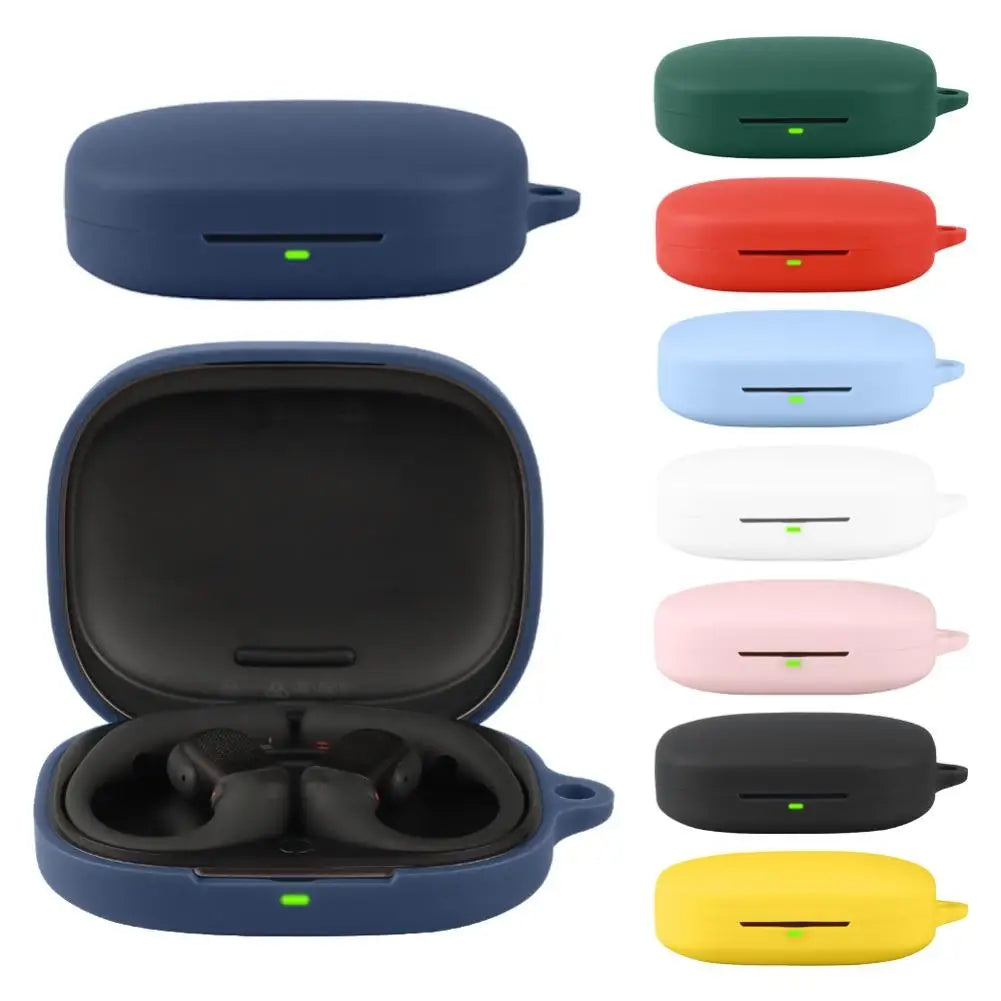 Soft Silicone Protective Case For SHOKZ OpenFit Pro T010 Anti Scratch Shockproof Full Cover Charging Case Protector Electronics Peaceful Pleasures Health and Wellness