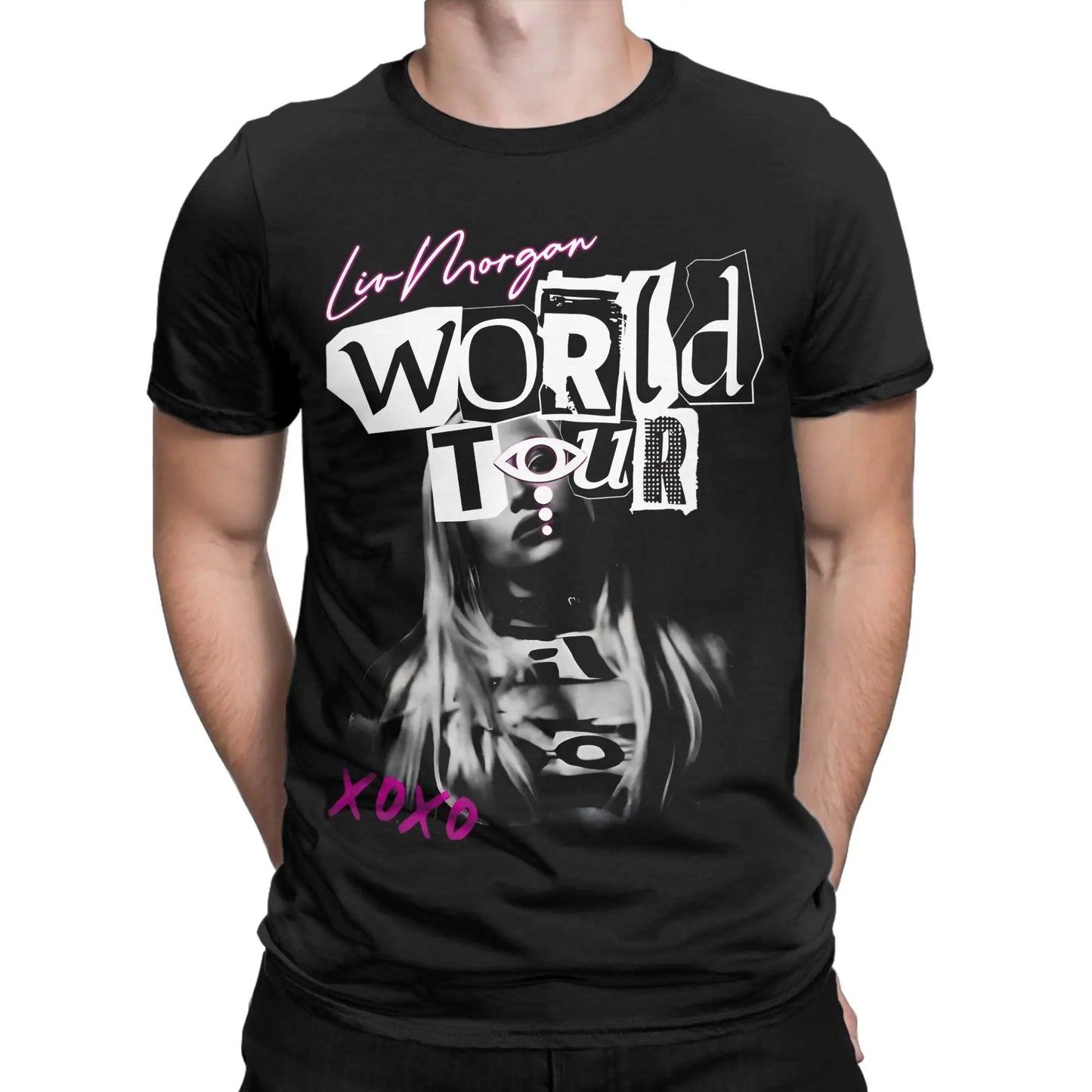 Liv Morgan T Shirt Men 100% Cotton Funny T-Shirts O Neck REVENGE Tee Shirt Short Sleeve Clothes Plus Size Peaceful Pleasures Health and Wellness 2 6XL
