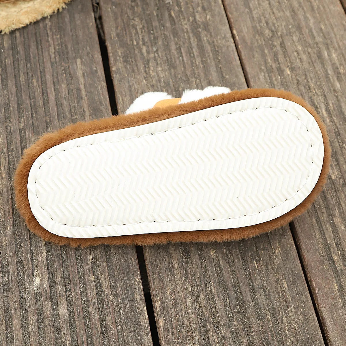Women's Plush Fluffy House Slippers – Warm Non-Slip Winter