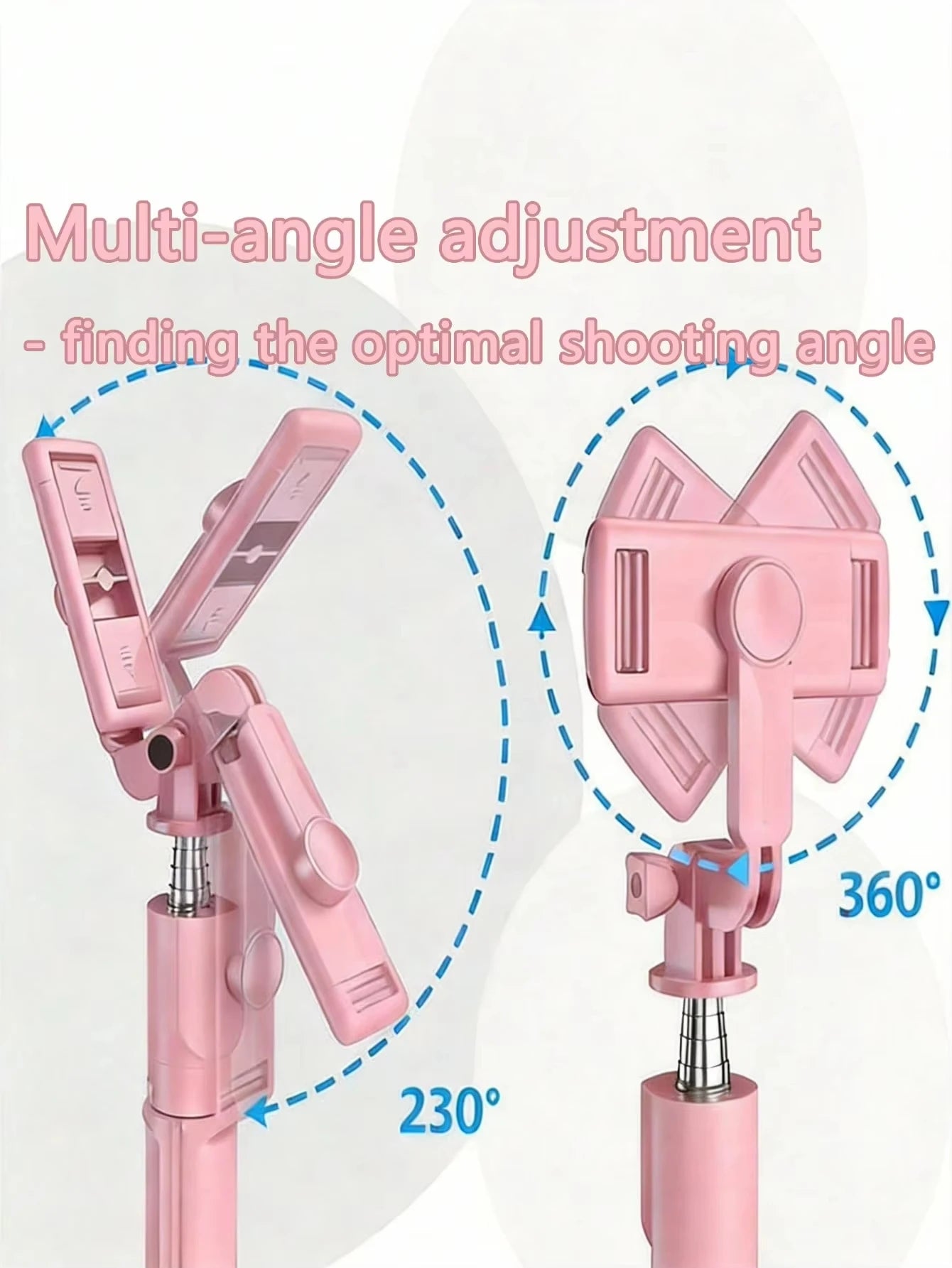 1PC Selfie Stick Wireless Selfie Stick With Tripod Stand Selfie Stick , Remote Control, Phone Holder And Built-In Tripod Peaceful Pleasures Health and Wellness