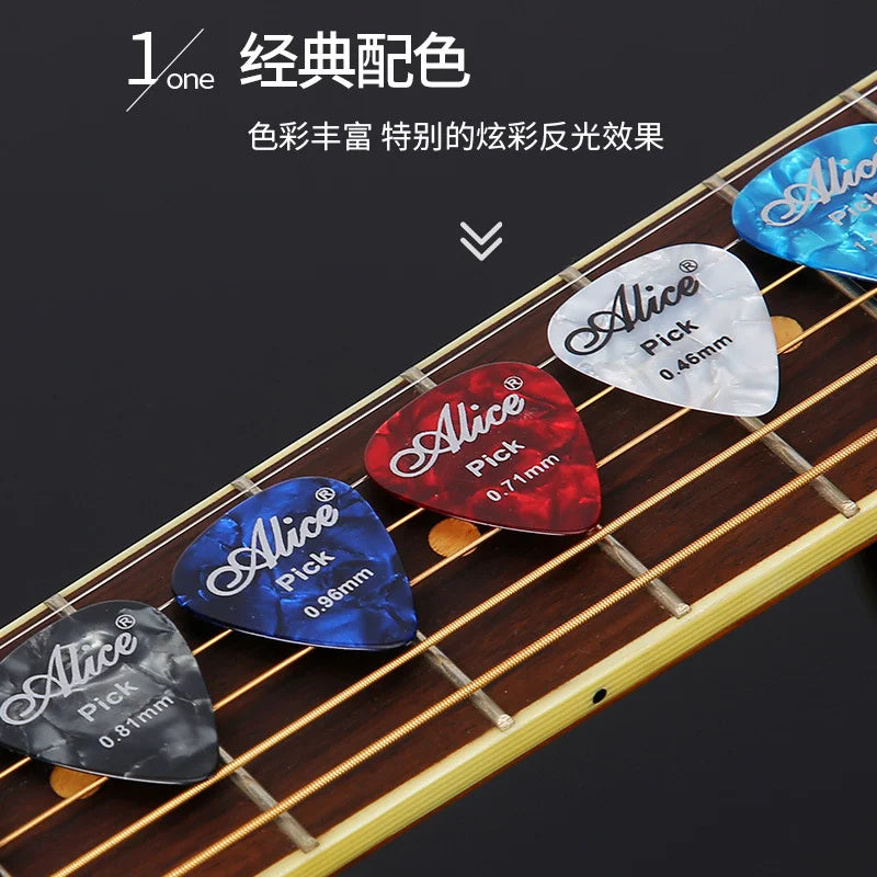 Alice Celluloid Guitar Picks Plectrum Mediator Gauge 0 46 71 81 96 1
