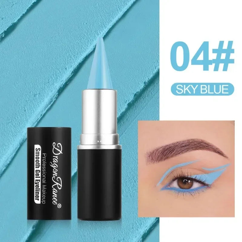 High Pigment Matte Waterproof Gel Eyeliner Pencil | Multi-Color