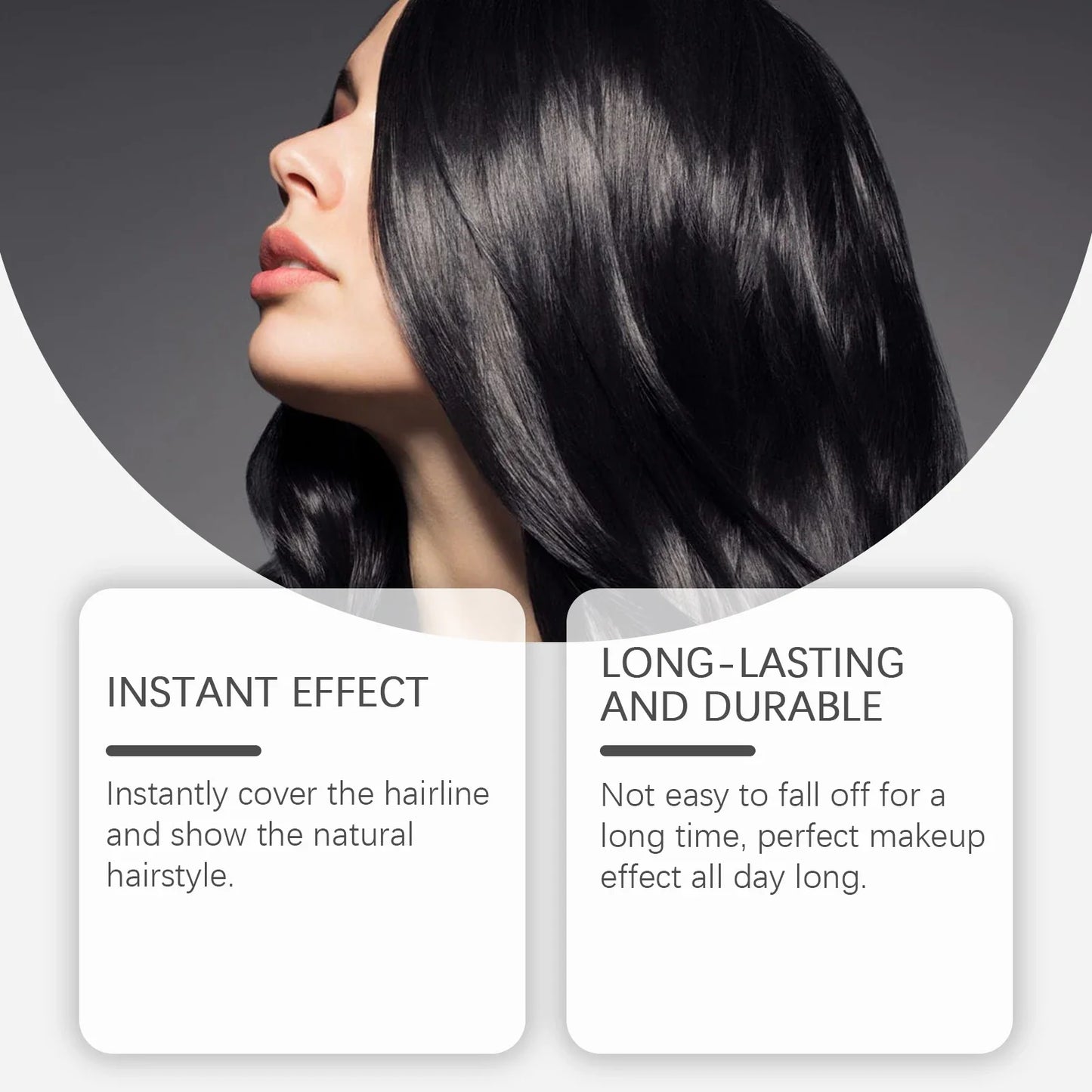 HOEGOA 50ml Hair Root Concealer – Waterproof Gray Cover Liquid