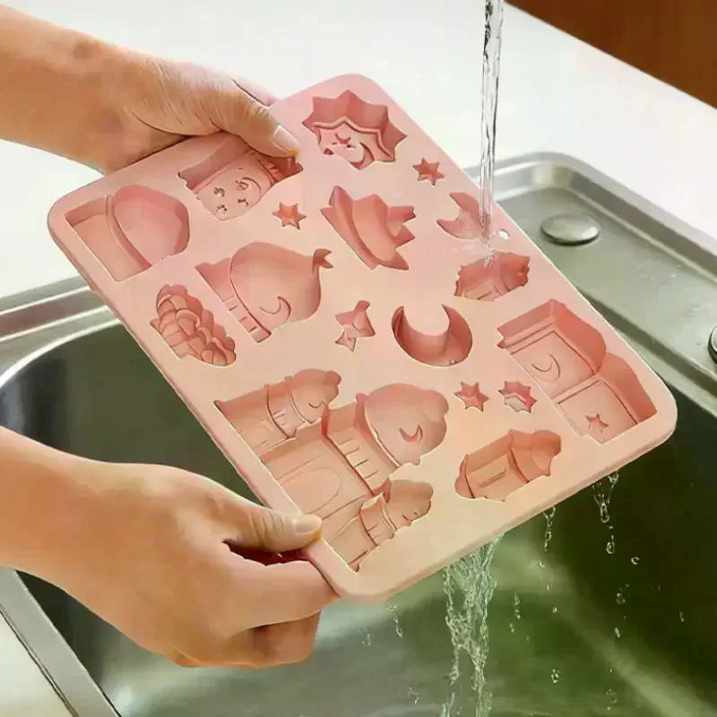 3D Castle Silicone Baking Mold – Non-Stick Chocolate & Mousse