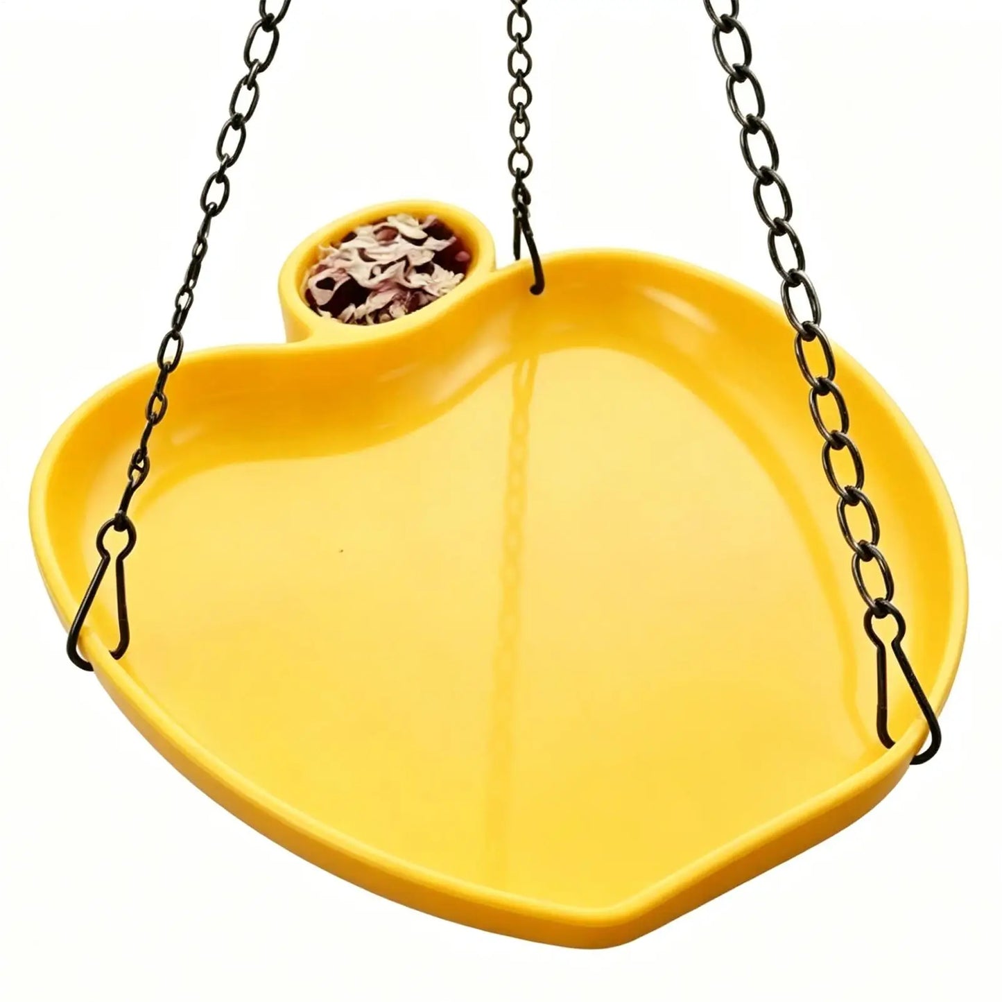 2-in-1 Hanging Bird Feeder & Bath Tray with Hook Chain