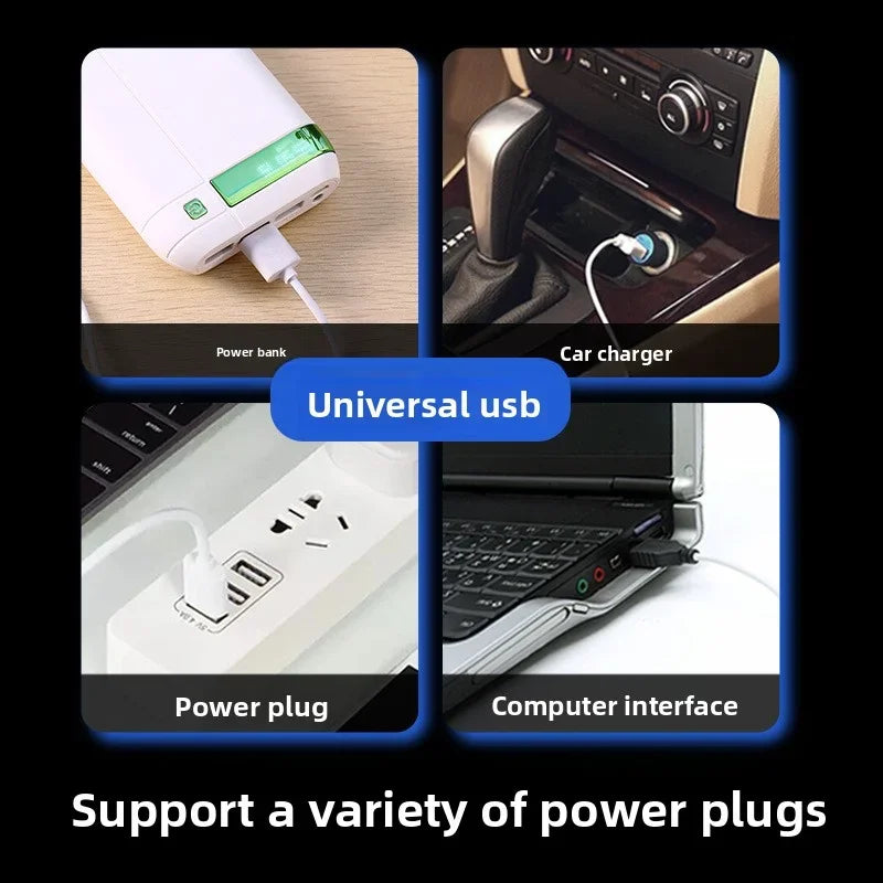 Portable USB Aquarium Air Pump with Air Stone | Fish Tank Oxygen