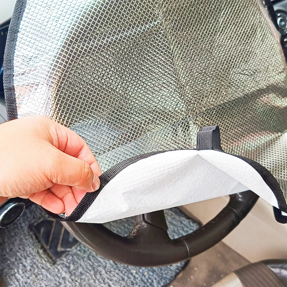 Steering Wheel Sun Shade Cover – Anti-UV Heat Shield for Cars, Trucks & SUVs Peaceful Pleasures Health and Wellness