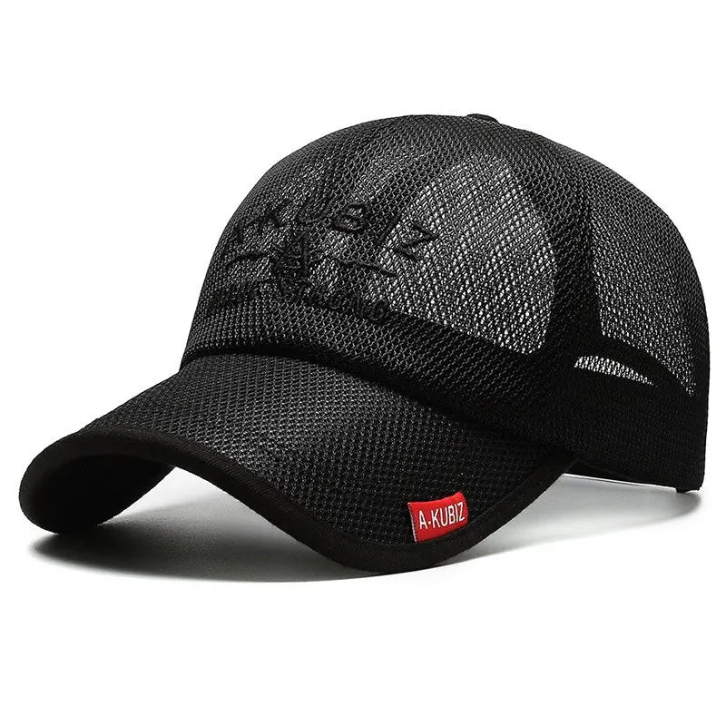 Summer Hats Men Women Mesh Baseball Caps Fashion Embroidered Visor