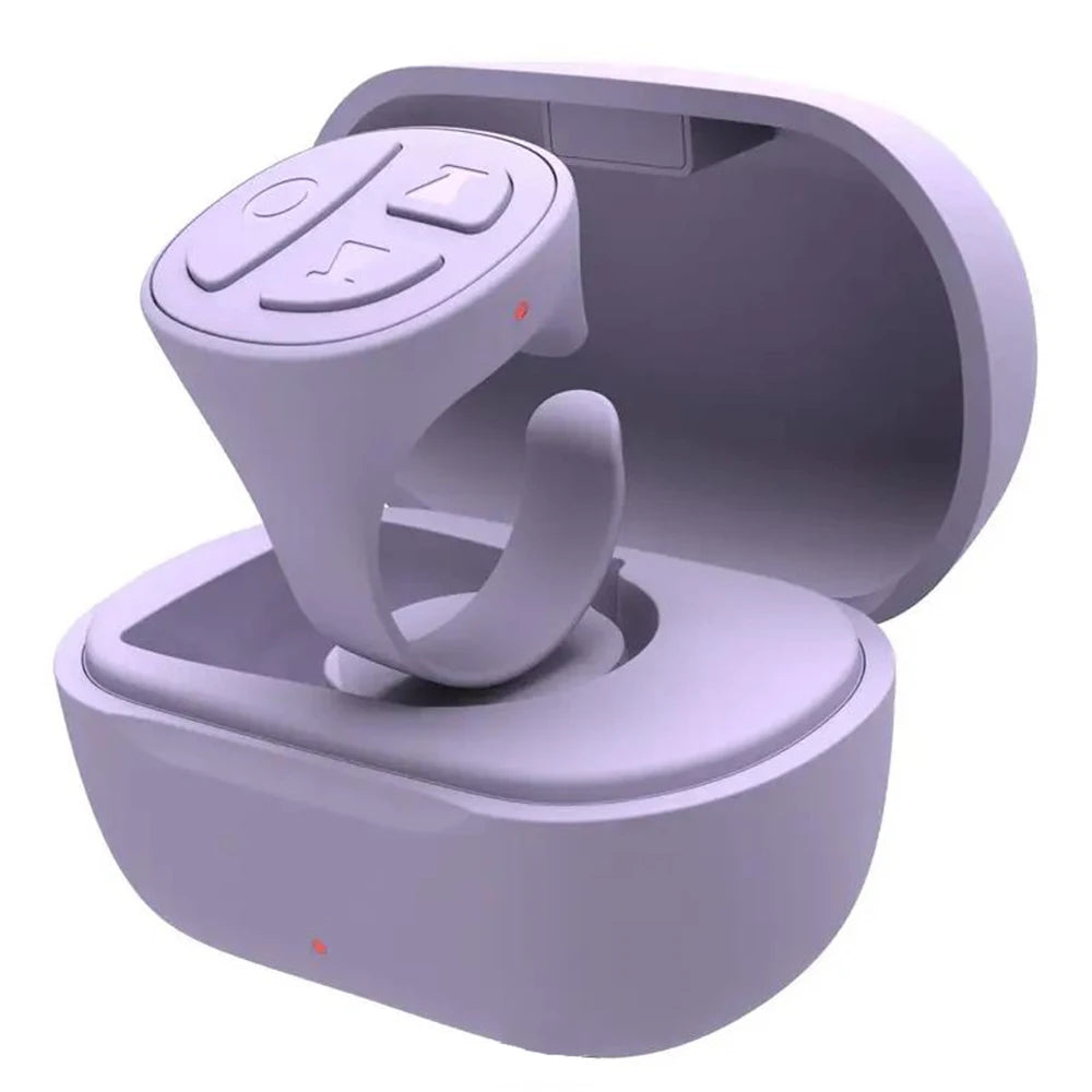 Bluetooth Scrolling Ring Remote for TikTok, Kindle & Camera
