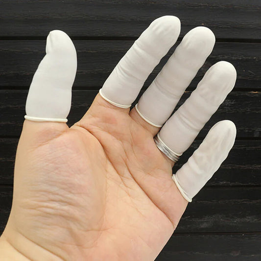 Latex Finger Cots – Non-Slip Anti-Static Fingertip Protectors Latex Finger Cots Oasis Select