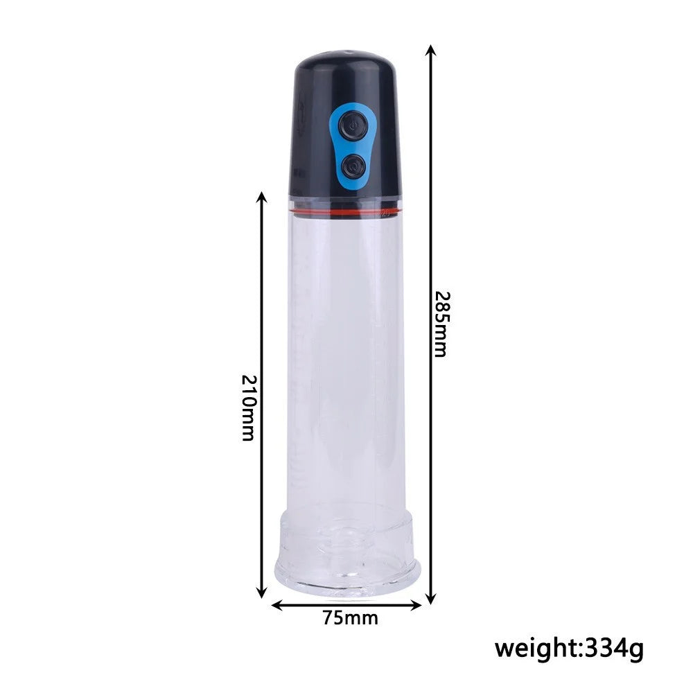 Automatic Electric Penis Pump Male Blowjob Sucking Trainer Enlargement Extender Lasting Vacuum Suction Machine Sex Toys for Men Peaceful Pleasures Health and Wellness
