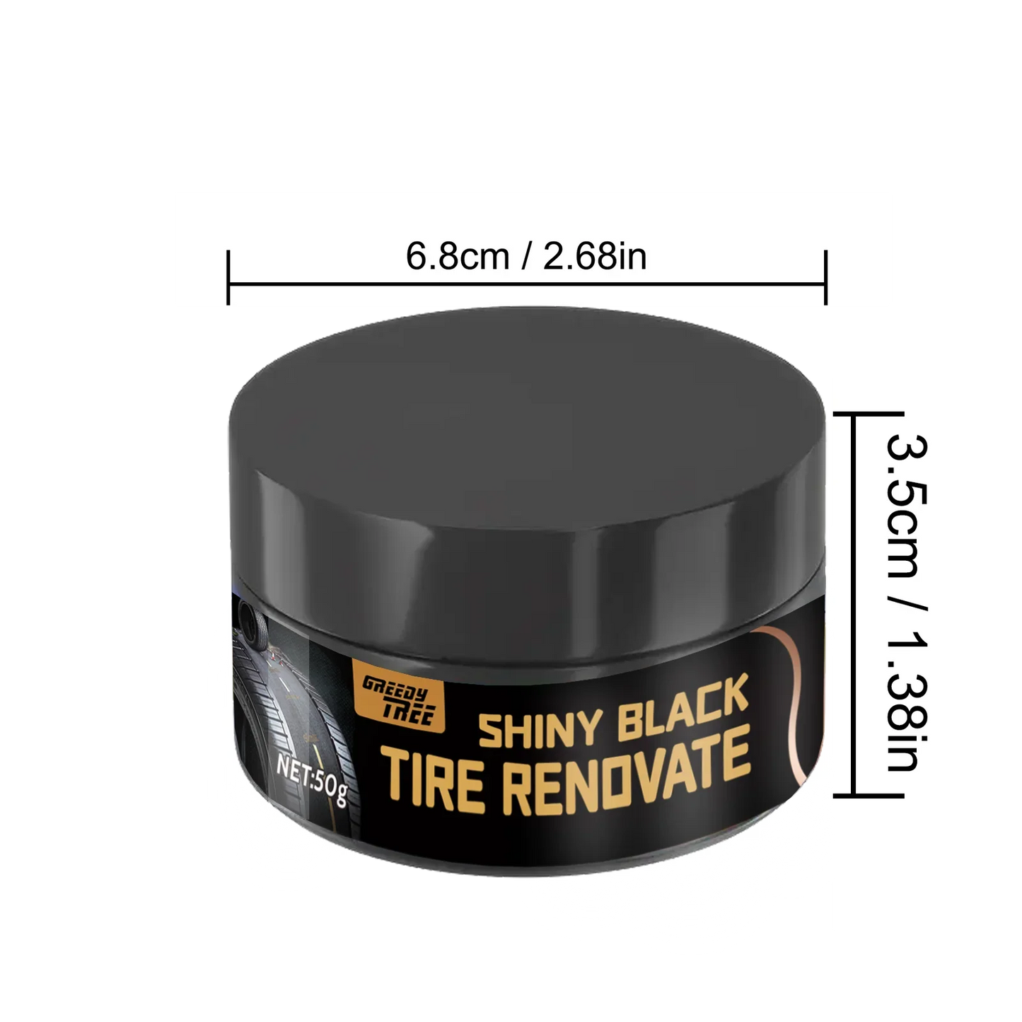 ABS Resin Plastic Coating Paste – Black Shine & 2-Year Protection