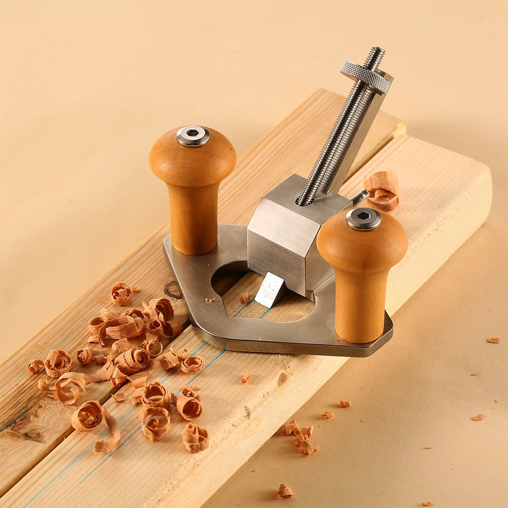 Handheld Wood Router Plane Manual Push Planer Carpenter Trimming Tool