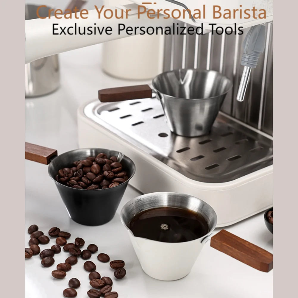 1X Coffee Extraction Cup Scale Espresso Measuring Stainless Steel