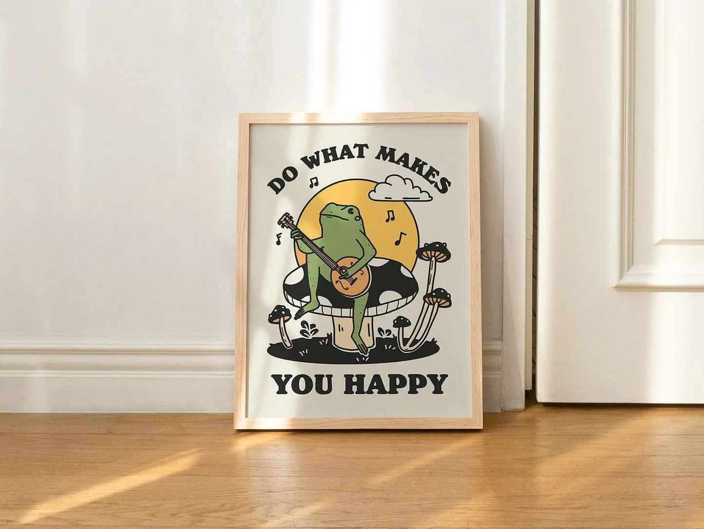 Funny Cat Canvas Wall Art | Spaghetti & Espresso Kitchen Decor