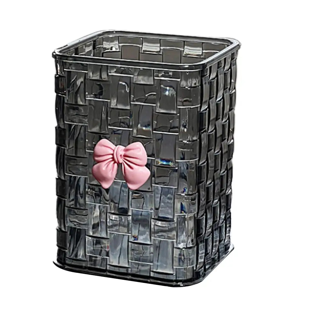 Clear Acrylic Makeup Brush & Cosmetic Desk Organizer