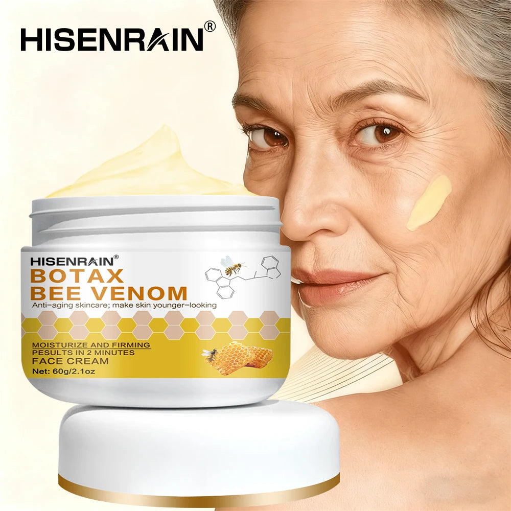 HISENRAIN Botax & Honey Anti-Aging Yellow Cream, Wrinkle Reduction & Firming Face Moisturizer, 24H Intense Hydration. Peaceful Pleasures Health and Wellness