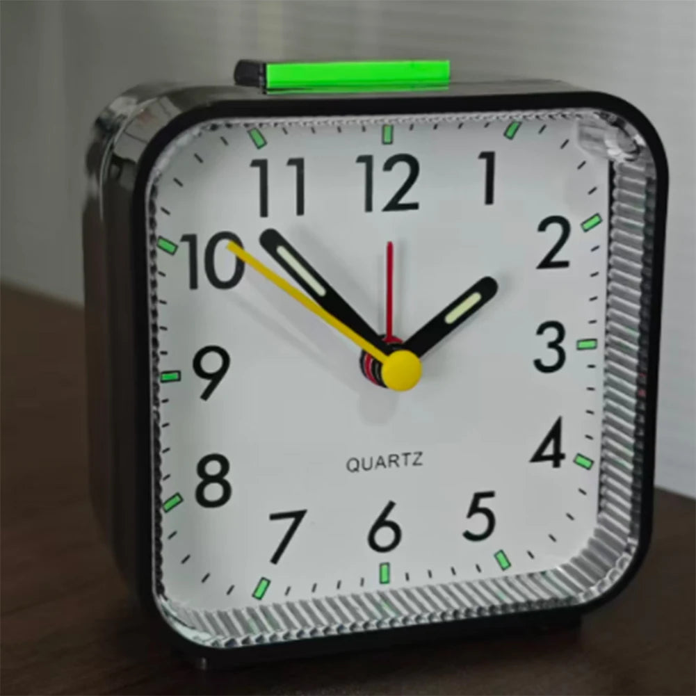 Analog Bedside Alarm Clock – Battery Powered, Silent & Portable Analog Alarm Clock Peaceful Pleasures Health and Wellness