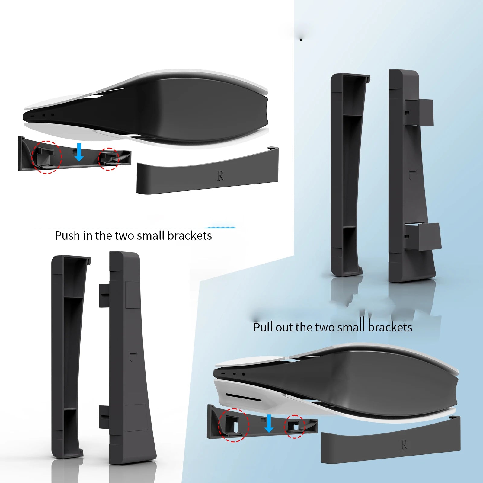 For PS5 Pro/For PS5 Slim Stand For PS5 Pro/For PS5 Slim Console Horizontal Stand For PS 5 Pro/Slim Editions Base Holder Peaceful Pleasures Health and Wellness