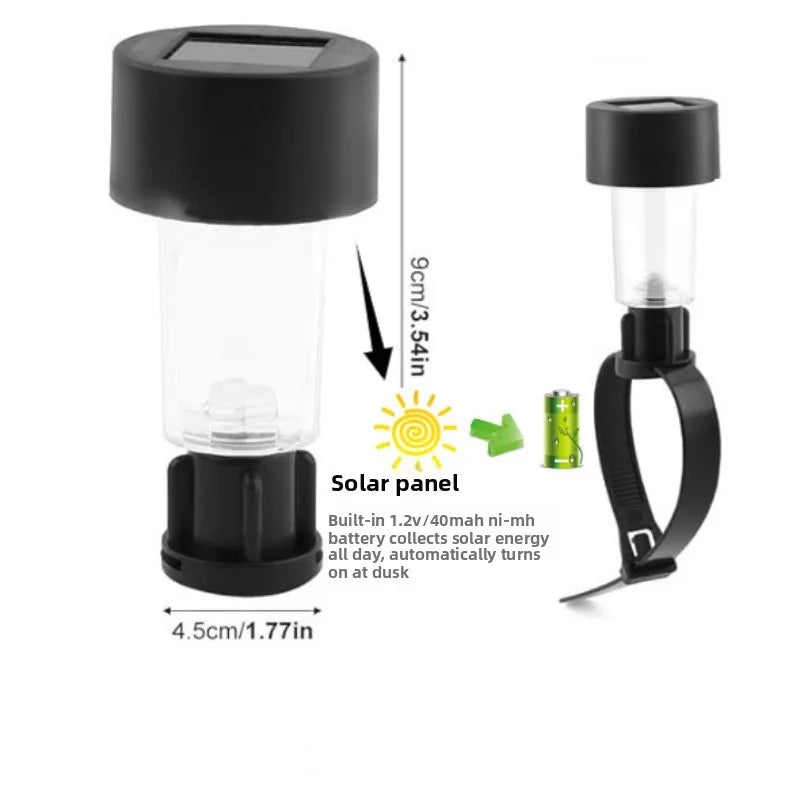 Solar Pool Lights Waterproof LED Fence & Ground Lamp Set