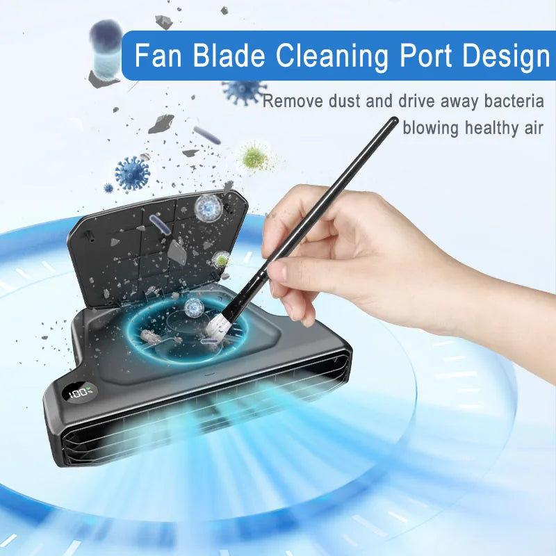 HOMEFISH 2026 New Car Seat Fan MF1 High Wind Speed Cooling Fan USB Powered Backrest Ventilation Fan for Vehicle Peaceful Pleasures Health and Wellness