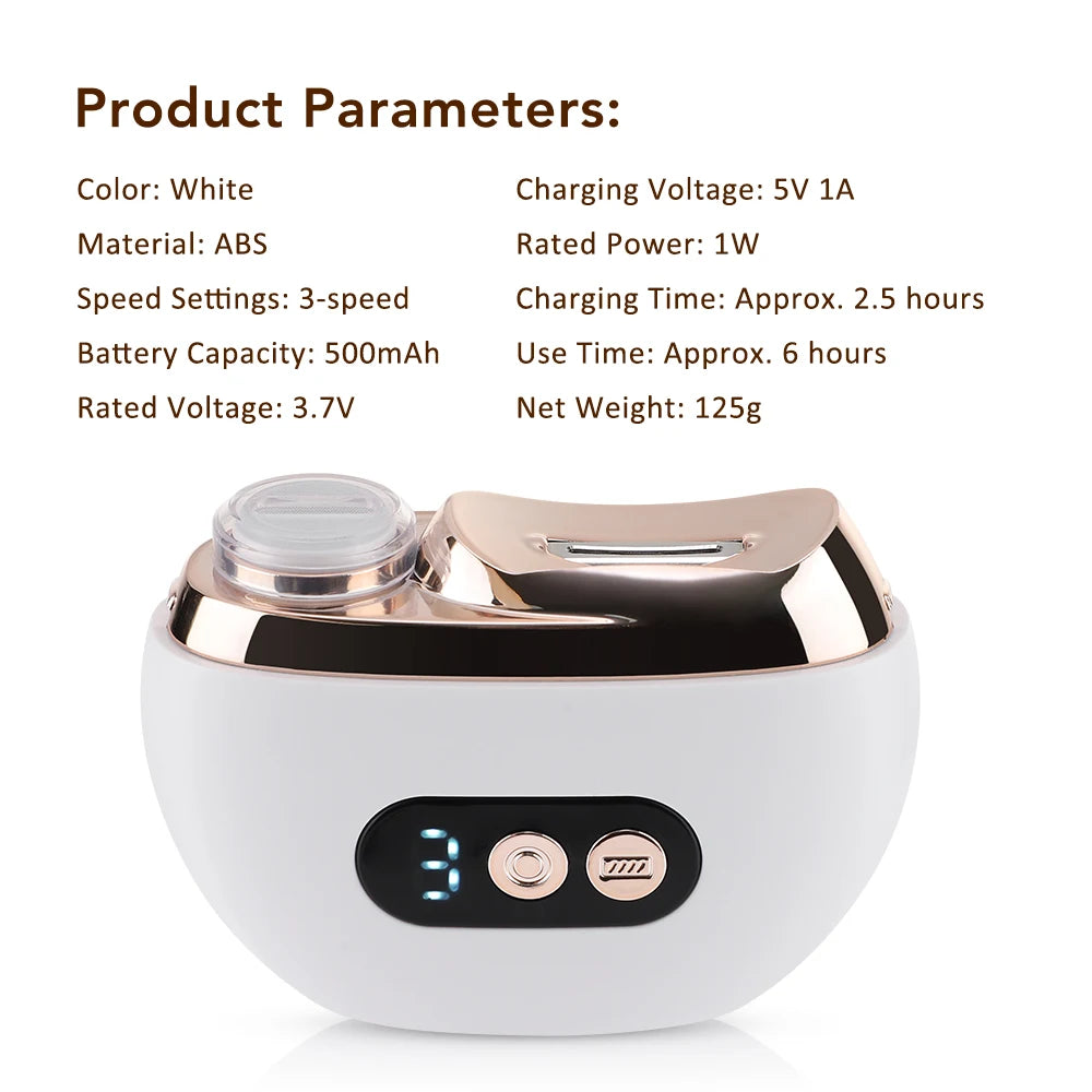Electric Nail Clippers 2 in 1 Auto Nail Trimmer Grinding Polishing with Light for Baby Elderly Nail Cutter Manicure Sharpen Peaceful Pleasures Health and Wellness WHITE