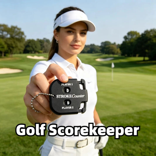 Mini Portable Golf Shot Count Putter Score Counter With Two Digits Scoring Easy Return To Zero Golf Accessories With Key Chain Peaceful Pleasures Health and Wellness