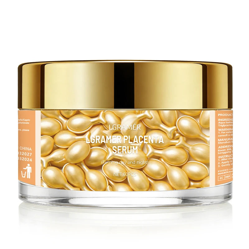 30 /60/120 Capsules Vitamin E Face Deep Moisturizing Capsule Essence, Hydrates and Smooths Skin, Deep Hydration Reduce dullness Peaceful Pleasures Health and Wellness 60 pcs 1 box